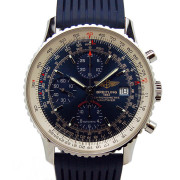 ブライトリング　BREITLING　ナビタイマーヘリテージ　青　42mm　A113C42PPR　SS　ラバーベルト　未使用品
