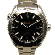 オメガ　OMEGA　シーマスター　プラネットオーシャン　マスタークロノメーター　215.30.44.21.01.001　ブラック　USED　中古