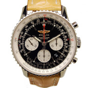 ブライトリング　BREITLING　ナビタイマー01　A022B01WBD　自動巻　ブラック　SS　革　43mm　USED　中古