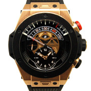 ウブロ　HUBLOT　ビッグバン　ウニコ　レトログラード　クロノグラフ　キングゴールド　セラミック　413.OM.1128.RX　USED　中古