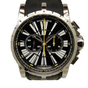 ロジェ・デュブイ　ROGER DUBUIS　エクスカリバークロノグラフ　EX45 78 90 00/09R01/B　SS　45mm　自動巻　世界280本限定　USED　中古