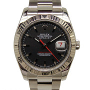 ロレックス　ROLEX　ターノグラフ　Ref.116264　SS　ブラック　Z番ルーレット　USED　中古