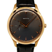 ゼニス　ZENITH　エリート　ウルトラシン　18.2010.681/91.C493　K18RG　40mm　グレー　USED　中古