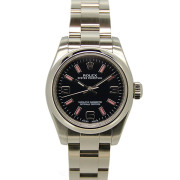 ロレックス　ROLEX　オイスターパーペチュアル　Ref.176200　 ピンクバー/369　ブラック　レディース　自動巻　26mm　ランダム番　USED　中古