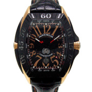 フランクミュラー　FRANCK MULLER　コンキスタドール　グランプリ　8900SCJ 5N　日本100本限定　ブラック　メンズ　USED　中古