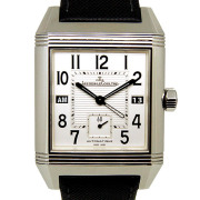 ジャガールクルト　Jaeger LeCoultre　レベルソ　スクアドラ　ホームタイム　Q7008420　SS　自動巻　革ベルト　USED　中古