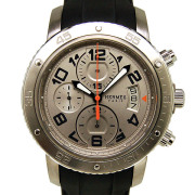 エルメス　HERMES　クリッパークロノ　メカニカルダイバー　CP2.941.220/1C1　グレー　44mm　USED　中古