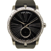 ロジェ・デュブイ　ROGER DUBUIS　エクスカリバー レディ オートマティック　RDDBEX0278(EX36-821-90-10-09R01-F)　SS　36mm　ブラック　ベゼルダイヤ　USED　中古