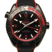 オメガ　OMEGA　シーマスター　プラネットオーシャン　ディープブラック　マスタークロノメーターGMT　215.92.46.22.01.003　レッド　未使用品