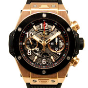 ウブロ　HUBLOT　ビッグバン　ウニコ　キングゴールド　セラミック　411.OM.1180.RX　45mm　USED　中古