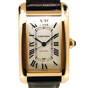 カルティエ　CARTIER　タンクアメリカンXL　W2609856　K18PG　自動巻　USED　中古