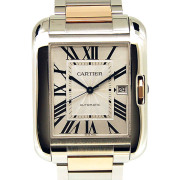 カルティエ　CARTIER　タンクアングレース　LM　メンズ　W5310006　SS×PG　USED　中古