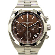 バシュロンコンスタンタン　VACHERON CONSTANTIN　オーバーシーズ　クロノグラフ　5500V/110A-B147　ブラウン　USED　中古