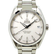 オメガ　OMEGA　シーマスター　アクアテラ　マスターコーアクシャル　231.10.39.21.02.002　SS　シルバー　未使用品
