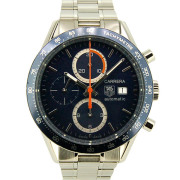 タグホイヤー　TAG HEUER　カレラ　タキメータークロノ　CV2015.BA0786　ブルー　USED　中古