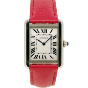 カルティエ　CARTIER　タンクソロ SM　WSTA0030　クォーツ　シルバー　USED　中古