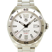 タグホイヤー　TAG HEUER　フォーミュラ1 キャリバー5　WAZ2114.BA0875　ホワイト　SS　41mm　USED　中古