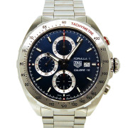 タグホイヤー　TAG HEUER　フォーミュラ1　クロノグラフ　CAZ2015.BA0876　ブルー　SS　44mm　USED　中古