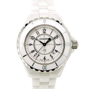 シャネル　CHANEL　J12 　ホワイト　白　セラミック　H0968　レディース　クォーツ　33mm　USED　中古