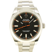ロレックス　ROLEX　ミルガウス　116400　ブラック　V番　生産終了　USED　中古