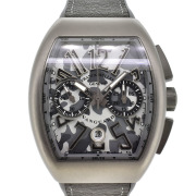 フランクミュラー　FRANCK MULLER　ヴァンガード クロノグラフ カモフラージュ　V45CCDT MC TT CAMO　チタン　53.7×44mm　自動巻　USED　中古