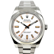 ロレックス　ROLEX　ミルガウス　116400　ホワイト　ランダム番　生産終了　USED　中古