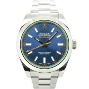 ロレックス　ROLEX　ミルガウス　116400GV　Zブルー　グリーンガラス　国内正規品　未使用品