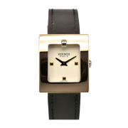 エルメス　HERMES　ベルトウォッチ　BE1.120　クォーツ　アイボリー　SS　26×21mm　USED　中古
