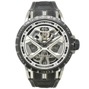 ロジェ・デュブイ　ROGER DUBUIS　エクスカリバー ウラカン ジャパンリミテッド　DBEX0803　チタン　45mm　日本88本限定　USED　中古