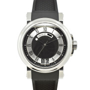 ブレゲ　BREGUET　マリーン2 ラージデイト　5817ST/92/5V8　SS　ブラック　39mm　ラバー　USED　中古