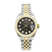 ロレックス　ROLEX　デイトジャスト　Ref.179173G　ブラックコンピューター　V番　26mm　USED　中古