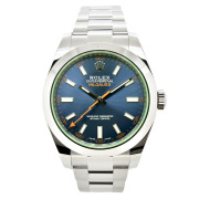 ロレックス　ROLEX　ミルガウス　116400GV　Zブルー　グリーンガラス　未使用品