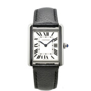 カルティエ　CARTIER　タンクソロ SM　WSTA0030　クォーツ　シルバー　31×24.4mm　USED　中古