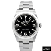 新品未使用　エクスプローラー　 ロレックス　掛け時計　非売品 114270 ブラック ROLEX（ロレックス）エクスプローラーI 中古