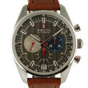ゼニス　ZENITH　エルプリメロ　36000VPH　クラシックカーズ　03.2046.400/25.C771　SS　42mm　グレー　革　新品