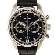 ゼニス　ZENITH　エルプリメロ　36000VPH　03.2040.400/21.C496　SS　ブラック　42mm　革　新品