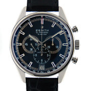 ゼニス　ZENITH　エルプリメロ　36000VPH　03.2040.400/21.C496　SS　ブラック　42mm　革　新品