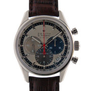 ゼニス　ZENITH　エルプリメロ　36000VPH　03.2150.400/69.C713　SS　シルバー　38mm　革　新品