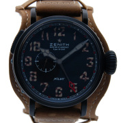 ゼニス　ZENITH　パイロット タイプ20  GMT　1903　96.2431.693/21.C738　チタン　48mm　革ベルト　1903本限定　新品