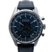 ゼニス　ZENITH　エルプリメロ410　トリビュートシャルルベルモ  世界限定1975本  03.2097.410/51.C700　SS　ムーンフェイズ　42mm　ブルー　革　新品