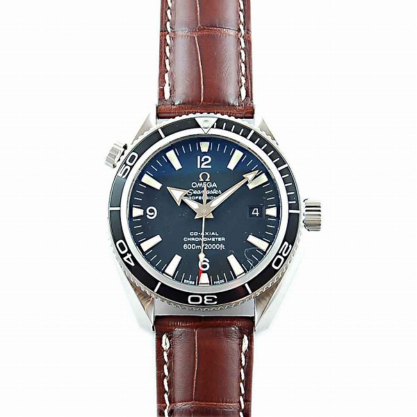 オメガ　OMEGA　シーマスタープラネットオーシャン　2901-5037　600M防水　42mm　革ベルト　自動巻き