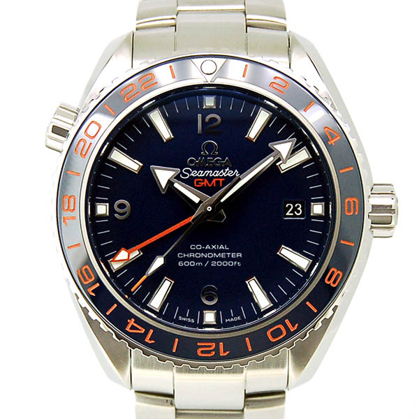 オメガ　OMEGA　プラネットオーシャンGMT　グッドプラネット　232.30.44.22.03.001　ネイビー　SS　43.5mm　新品
