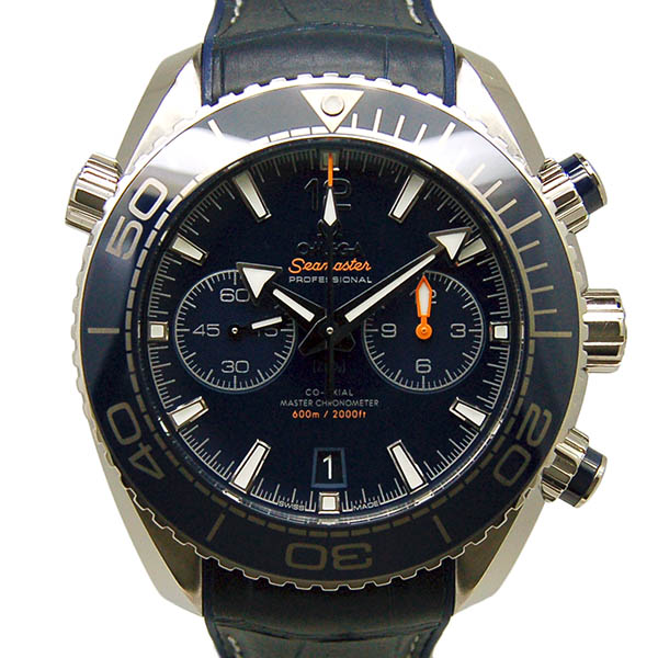 オメガ　OMEGA　シーマスター　プラネットオーシャン　クロノグラフ　マスタークロノメーター　215.33.46.51.03.001　ブルー　新品