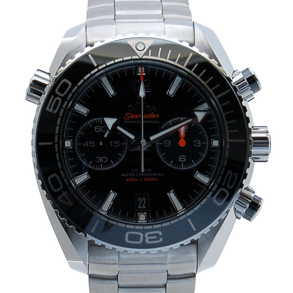 オメガ　OMEGA　シーマスター　プラネットオーシャン　クロノグラフ　マスタークロノメーター　215.30.46.51.01.001　ブラック　46mm　SS　新品