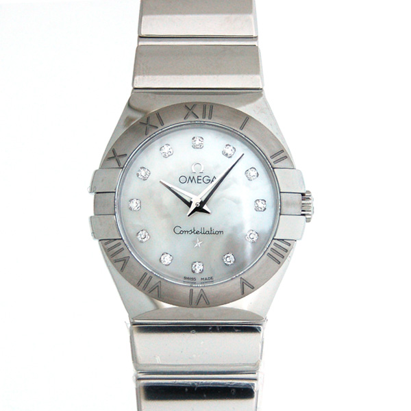 オメガ　OMEGA　コンステレーション　ポリッシュ　123.10.27.60.55.002　クォーツ　シェルダイヤ　レディース　新品