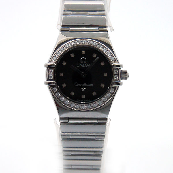 オメガ　OMEGA　コンステレーション　マイチョイス　1465.51　ベゼルダイヤ　SS　黒　新品
