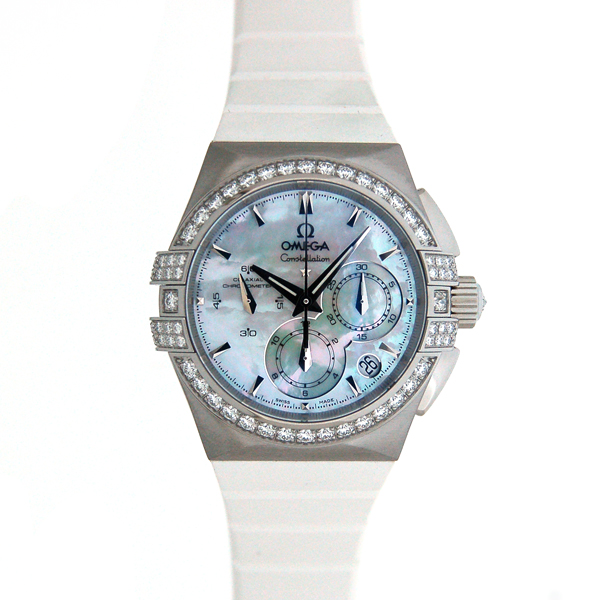 オメガ　OMEGA　コンステレーション　ダブルイーグル　121.17.35.50.05.001　ベゼルダイヤ　レディース　新品