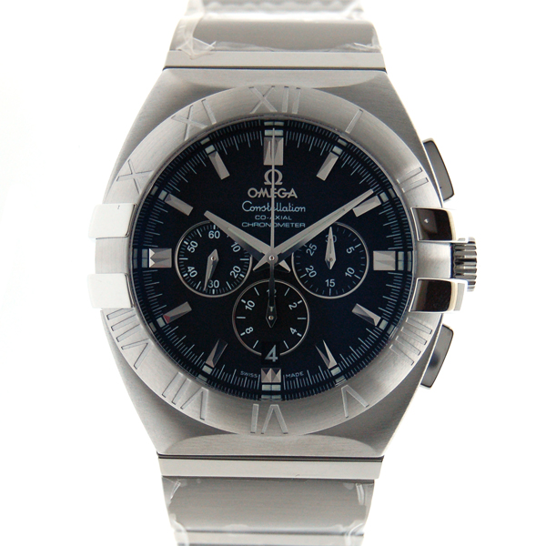 オメガ　OMEGA　コンステレーション　ダブルイーグル　クロノグラフ　1514.51　SS　ブラック　41mm　新品