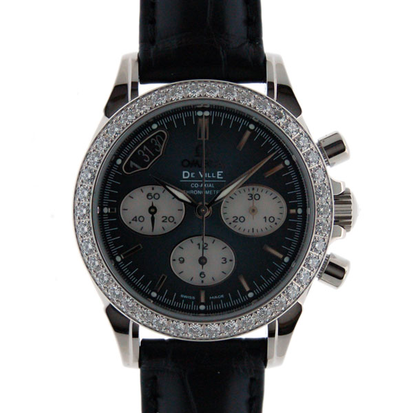 オメガ　OMEGA　デビル　コーアクシャル　ベゼルダイヤ　レディース　422.18.35.50.06.001　SS　新品