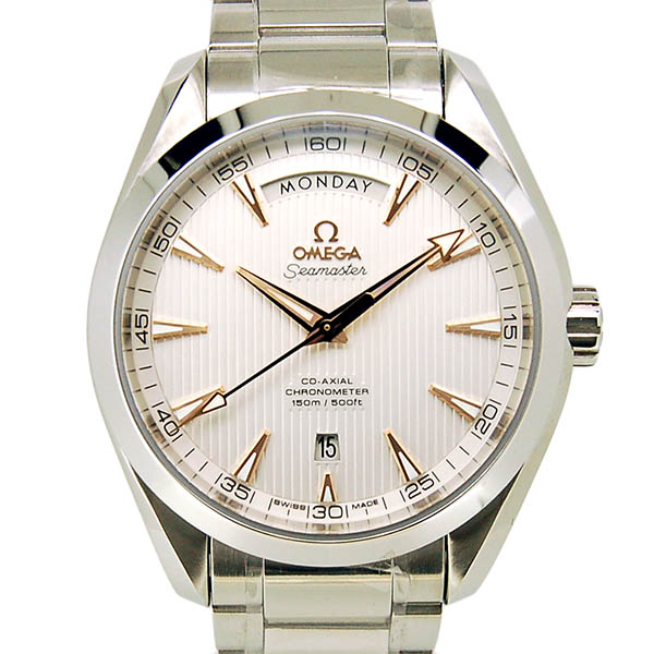 オメガ　OMEGA　シーマスター　アクアテラ　デイデイト　231.10.42.22.02.001　シルバー　コーアクシャル　メンズ　新品